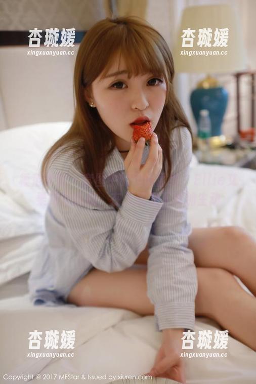 模范学院 - 套图中的坦诚面纱：Ellie艾栗栗的瑜伽，在无圣光下更加生动