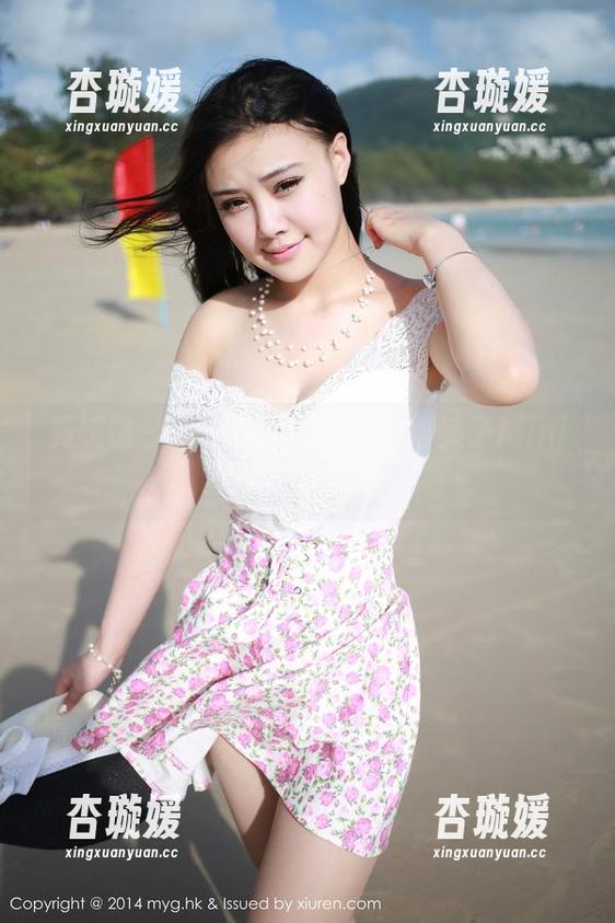 美媛馆 - 免费写真波波糖：糯美子Mini的JK，甜到掉牙